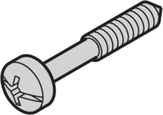 Picture of SCHROFF SCHROFF ruba konierzowa z rowkiem krzyowym/rowkowym, M2,5x12,3 mm, stal nierdzewna, 100 szt.