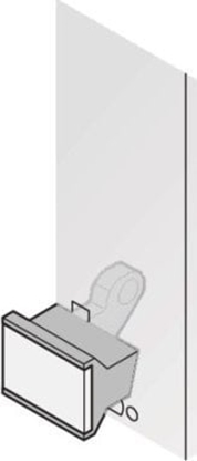 Attēls no SCHROFF SCHROFF Uchwyt trapezowy typ 1, spód czarny