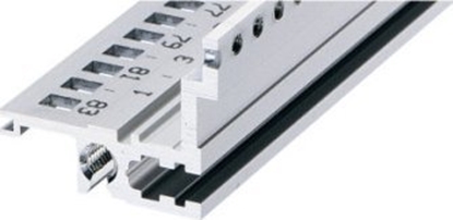 Picture of SCHROFF Tylna szyna pozioma SCHROFF, typ L-MZ, lekka, z szyn Z, 63 KM
