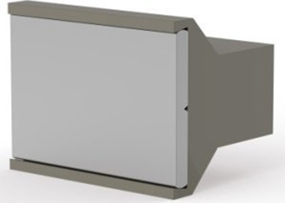 Attēls no SCHROFF Uchwyt trapezowy SCHROFF z tworzywa sztucznego, szary, 6 KM