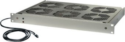 Attēls no SCHROFF Zespó wentylatora SCHROFF 19'', 1 U, sterowanie prdkoci i monitorowanie, 6 wentylatorów, 24 VDC