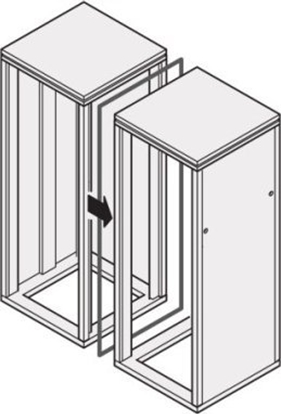 Picture of SCHROFF Zestaw montaowy SCHROFF Eurorack side-by-side do uniwersalnego Euroracka