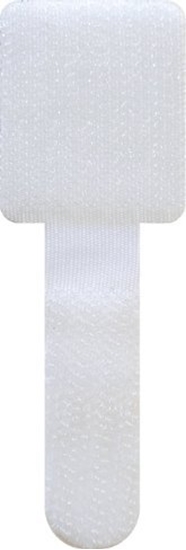 Picture of Schwaiger Schwaiger Klett-Wandclip 90x12x2mm weiß    10Stück