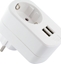 Изображение Schwaiger Schwaiger USB Ladeadapter 230V mit Steckdose       weiß