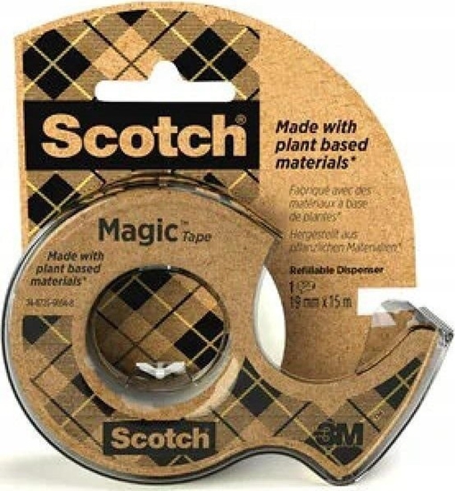 Picture of Scotch 3M Tama biurowa SCOTCH® Magic Greener Choice (9-1915D), matowa, 19mm, 15m, 1 rolka, podajnik