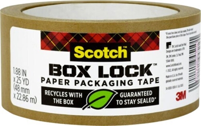Picture of Scotch Tama pakowa Scotch Box Lock 48mm/22.8m papierowa brzowa