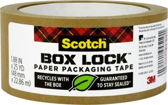 Изображение Scotch Tama pakowa Scotch Box Lock 48mm/22.8m papierowa brzowa
