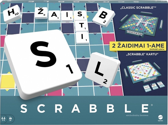 Picture of Scrabble game in Lithuanian (updated)