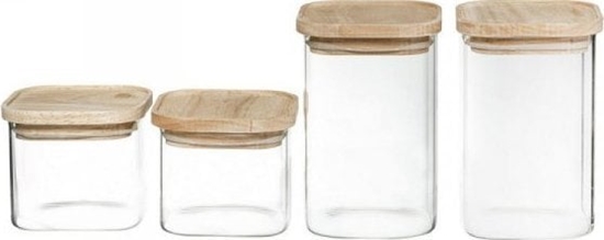 Picture of Secret de Gourmet 4 pojemniki masy Secret de Gourmet Kuchnia Ukadane w stosy Szko