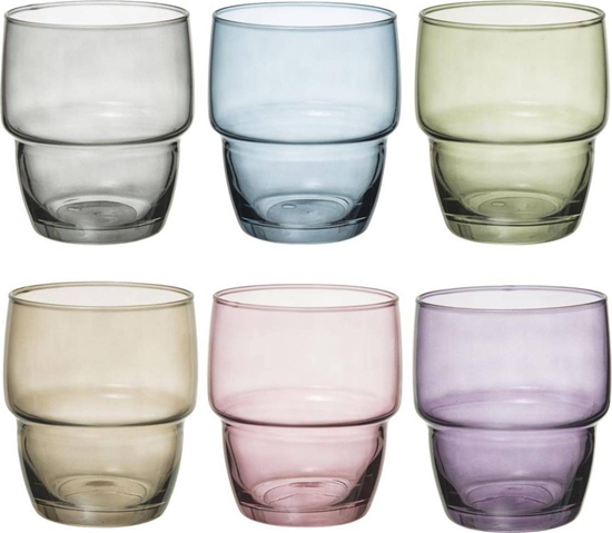 Picture of Secret de Gourmet Komplet 6 kolorowych szklanek 280 ml