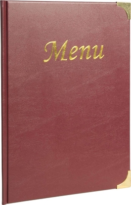 Picture of Securit Securit® A4 BASIC menuomslag i vinrød