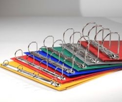 Attēls no Segregator Anna Zaradna 4-ringowy A4 25mm niebieski (sek1070019)