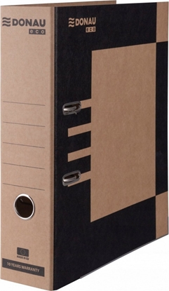 Picture of Segregator Donau Segregator DONAU ECO MAXI, FSC, A4/80mm, brzowo-czarny