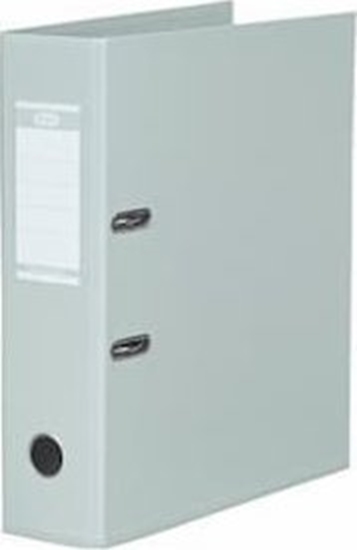 Picture of Segregator Hamelin ELBA Ordner "Strong Line", A4, Rückenbreite: 80 mm, grau PP-Kunststoffbezug, stabiler Kantenschutz durch doppelte PP - 1 Stück (100400536)