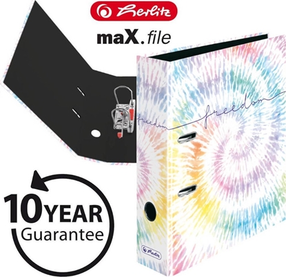 Picture of Segregator Herlitz Herlitz Ordner maX.file A4 8cm New Batik Freedom