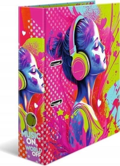 Picture of Segregator Herma HERMA  Ordner A4 Karton Music Girl