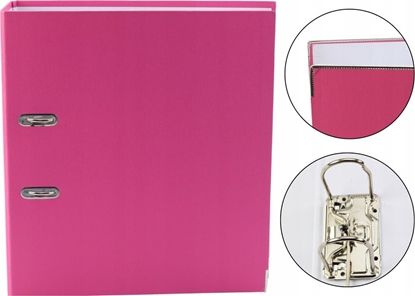 Attēls no Segregator LeanToys Segregator Na Dokumenty A4/75mm Róowy LEAN Toys