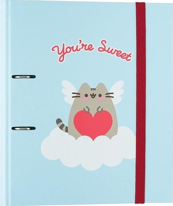 Attēls no Segregator Pusheen Pusheen - Segregator A4 z kolekcji Purrfect Love (2 ringi, gumka)