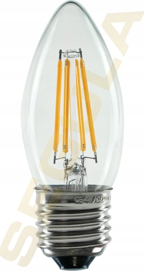 Picture of Segula LED wieca przezroczysta ciemniana E27 3,2W 2700K