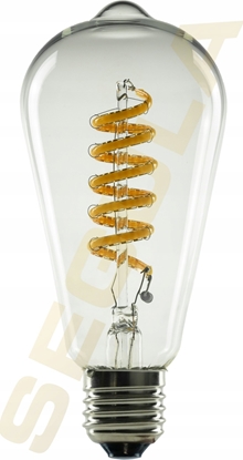 Picture of Segula Segula LED Rustika Curved Spirale Ambient klar E27 6,2W