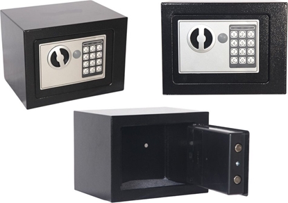 Attēls no Sejf Elektroniczny Na Kod Skrytka Stalowy Czarny