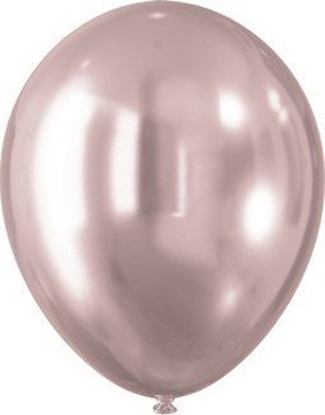 Изображение Selgros Balony - efekt chromu róowe (5 szt.)