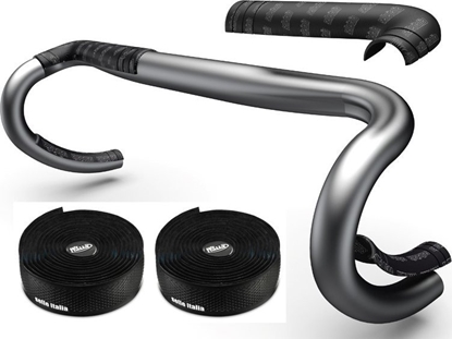 Attēls no Selle Italia Owijka 3mm + wkadki piankowe na kierownic SELLE ITALIA Shock absorber kit Czarna