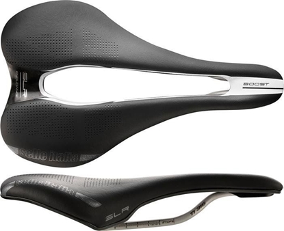 Изображение Selle Italia Siodo SELLE ITALIA SLR BOOST ENDURANCE SUPERFLOW L (id match - L3) ti 316 tube 7, fibra-tek, czarne (NEW)