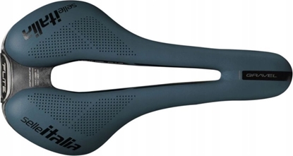 Picture of Selle Italia Siodo SELLE ITALIA FLITE BOOST GRAVEL TI316, Superflow S (id match - S3), TI 316 Rail, Fibra-Tek, Light Gel, 228g, Niebieskie (NEW)