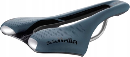 Изображение Selle Italia Siodo SELLE ITALIA SLR BOOST GRAVEL TI316, Superflow S (id match - S3), TI 316 Rail, Fibra-Tek, Light Gel, 204g, Niebieskie (NEW)