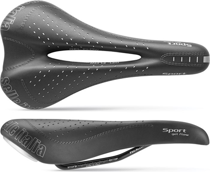 Attēls no Selle Italia Siodo SPORT GEL FLOW S (id match - S2) Fec Alloy 7 Duro-tek Czarne (SIT-052H501AEC001)
