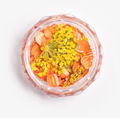 Attēls no SEMILAC Flower Flakes Golden Sunset