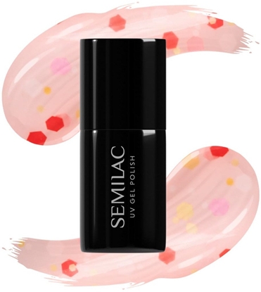Picture of SEMILAC Lakier hybrydowy Confetti Dance 932  7 ml