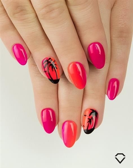 Picture of Semilac Lakier hybrydowy UV Hybrid SemiBeats by Margaret 517 Neon Pink 7ml