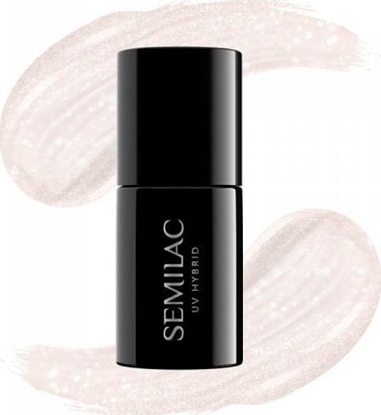Attēls no Semilac SEMILAC Lakier hybrydowy Wedding Pearls 236 Peach Pearl (HEMA free) 7ml