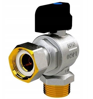 Attēls no SENA VA30 Zawór kulowy ktowy do kotów 3/4 GZ x 3/4 RN pokr. motylk.