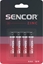 Attēls no Sencor Bateria cynkowo-wglowa, AAA (LR03), AAA, 1.5V, Sencor, blistr, 4-pack