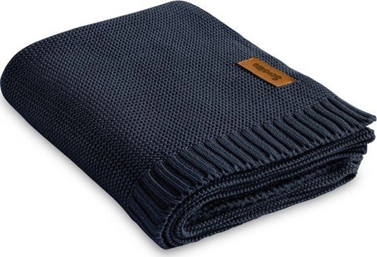 Picture of Sensillo KOCYK BAMBUSOWO-BAWENIANY 80X100 CM GRANATOWY