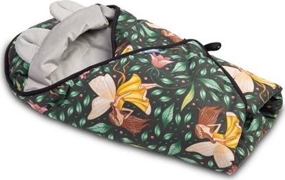 Изображение Sensillo Otulacz do fotelika velvet zielony Wróki