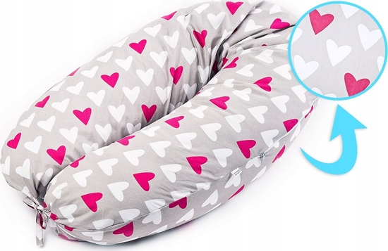 Изображение Sensillo Poduszka do karmienia - Rogal w serca XL (SILLO-2270)