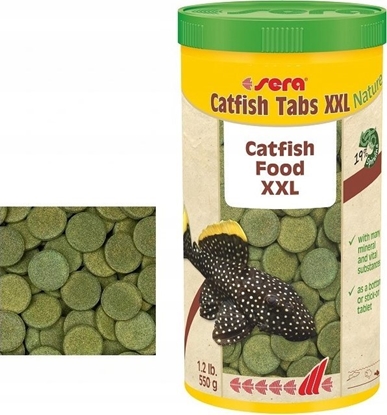 Attēls no Sera Catfish Tabs Nature XXL 1.000 ml, tabl. - pokarm dla bocji i ryb sumoksztatnych