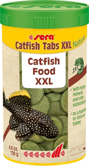 Picture of Sera Catfish Tabs Nature XXL 250 ml, tabl. - pokarm dla bocji i ryb sumoksztatnych