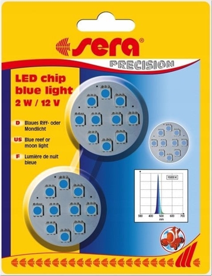 Picture of Sera Diody LED chip blue light 2 W / 12 V, 2szt/OPAK