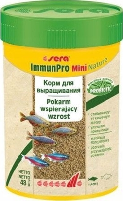 Attēls no Sera ImmunPro Mini Nature 100 ml - pokarm wolnotoncy dla ryb poniej 4cm