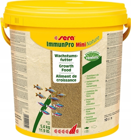 Picture of Sera ImmunPro Mini Nature* 10L, 5,4kg - pokarm wolnotoncy dla ryb poniej 4cm