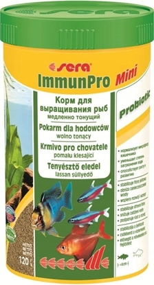 Attēls no Sera ImmunPro Mini Nature 250 ml - pokarm wolnotoncy dla ryb poniej 4cm