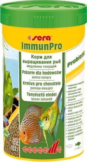 Изображение Sera ImmunPro Nature 250 ml - pokarm wolnotoncy dla ryb powyej 4cm