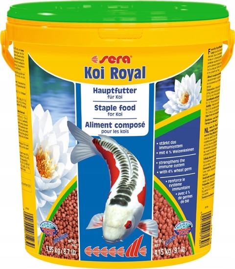 Изображение Sera Koi Royal Medium 21 l, granulat - pokarm postawowy dla Koi