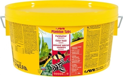 Изображение Sera Plankton Tabs Nature 1,3 kg - pokarm wybarwiajcy w tabletkach