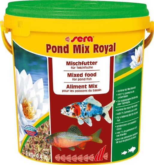 Изображение Sera Pond Mix Royal 10 l, mieszanka -pokarm dla ryb stawowych